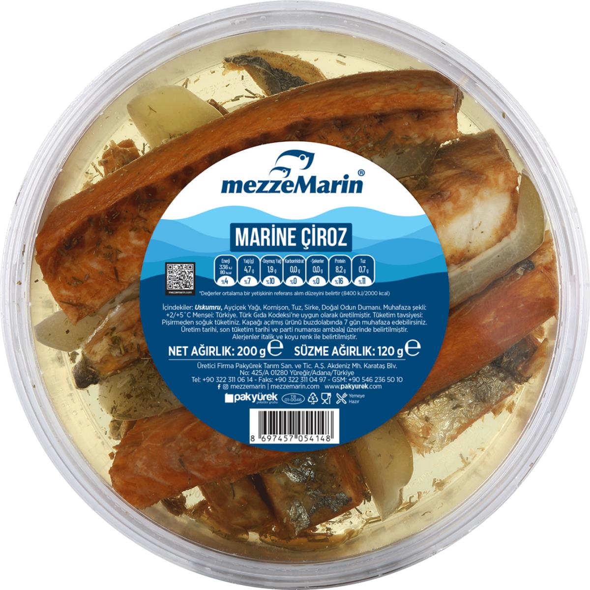 Marine Uskumru Füme Çiroz 200 Gr.